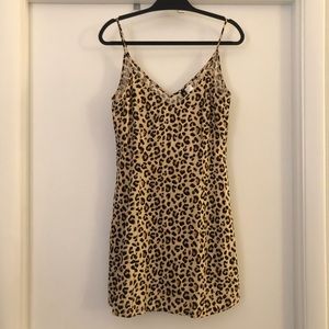 NWT Cheetah Skater Dress